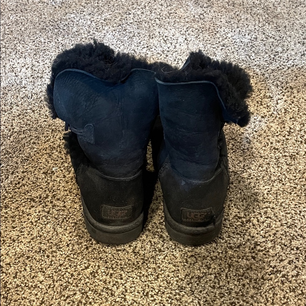 UGG Black Shearling Boots